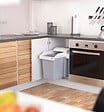 HAILO - Poubelle de cuisine tri sélectif 2 bacs encastrable 30L (14+14) Hailo Multi-Box Duo L - vignette