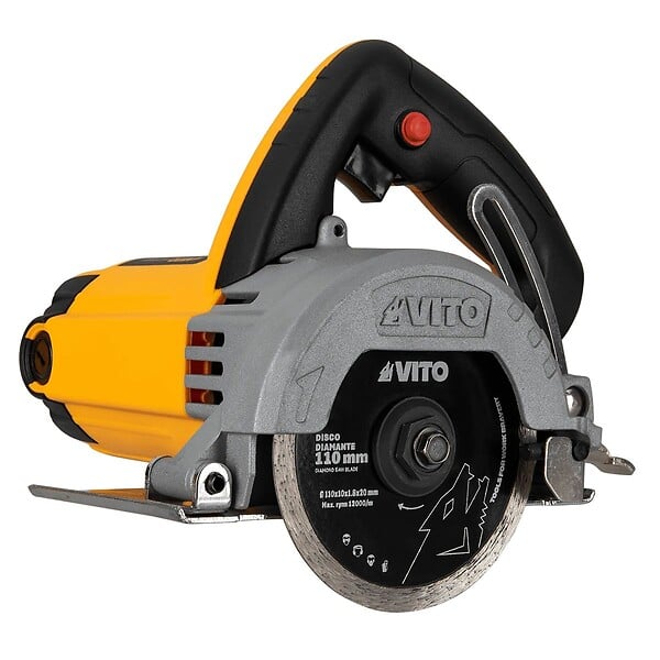 VITO - Scie à carrelage 1550W Disque 110mm Coupe 34mm Poignée souple VITO - large