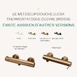 ESSEBAGNO - Luisa mitigeur douche thermostatique cuivre brossé - vignette