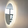 KIAMAMI VALENTINA - Miroir Arrondi 75Cm Avec Sablage Rétro-Éclairé - vignette