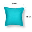 SOO  SANTAI - Coussin piscine flottant 65x65 cm bleu – billes incluses (à remplir) – intérieur / extérieur (CF6565-4-SET) - vignette