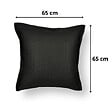 SOO  SANTAI - Coussin piscine flottant 65x65 cm noir – billes incluses (à remplir) – intérieur / extérieur (CF6565-7-SET) - vignette