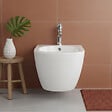 OTITEC - Bidet suspendu - 52 x 36,3 x 33 cm - Blanc -VELA - vignette