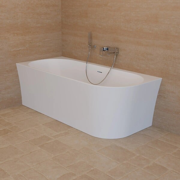 SPALINA - Baignoire Ilot Cosmic 170 gauche blanche 170 x76 x58 cm, by SPALINA - large