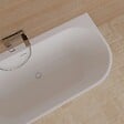 SPALINA - Baignoire Ilot Cosmic 180 gauche blanche 180 x80 x58 cm, by SPALINA - vignette
