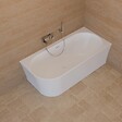 SPALINA - Baignoire Ilot Cosmic 160 droite blanche 160 x76 x58 cm, by SPALINA - vignette