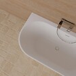 SPALINA - Baignoire Ilot Cosmic 160 droite blanche 160 x76 x58 cm, by SPALINA - vignette