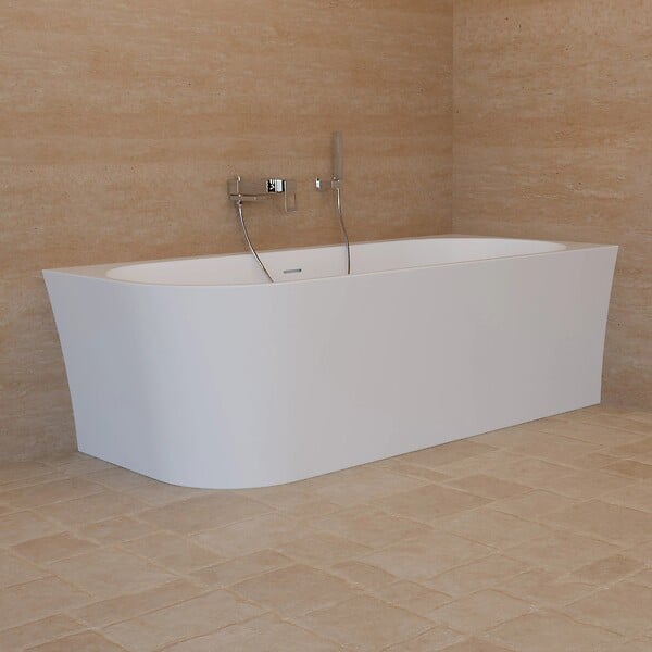 SPALINA - Baignoire Ilot Cosmic 180 droite blanche 180 x80 x58 cm, by SPALINA - large
