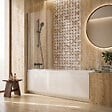 OTITEC - Pare-baignoire – 80 x 140 cm – Chrome – AURIA - vignette