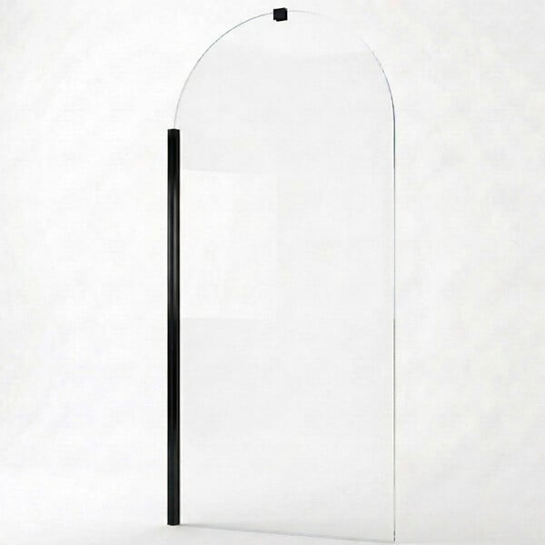 OTITEC - Pare-baignoire – 80 x 140 cm – Noir – LIVIA - large