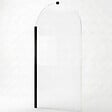 OTITEC - Pare-baignoire – 80 x 140 cm – Noir – LIVIA - vignette