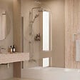 OTITEC - Pare-baignoire – 80 x 140 cm – Chrome – LIVIA - vignette