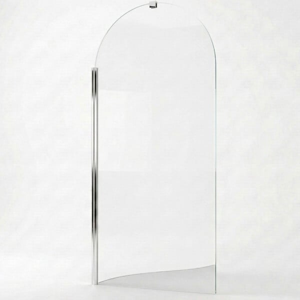 OTITEC - Pare-baignoire – 80 x 140 cm – Chrome – LIVIA - large