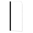 OTITEC - Pare-baignoire – 80 x 140 cm – Noir – AURIA - vignette