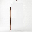 OTITEC - Pare-baignoire – 80 x 140 cm – Cuivre brossé – LIVIA - vignette