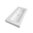 OTITEC - Vasque à encastrer rectangulaire - 100 x 46 cm - Blanc brillant - LIVO - vignette