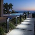 LUMISKY - 4 Potelets solaires OSTRY H41cm 150LM - vignette