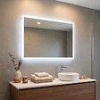KIAMAMI VALENTINA - Miroir Avec Cadre Rétroéclairé Avec Led 80X60 Cm Réversible - vignette