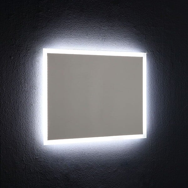 KIAMAMI VALENTINA - Miroir Avec Cadre Rétroéclairé Avec Led 80X60 Cm Réversible - large