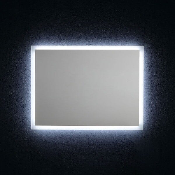 KIAMAMI VALENTINA - Miroir Avec Cadre Rétroéclairé Avec Led 80X60 Cm Réversible - large