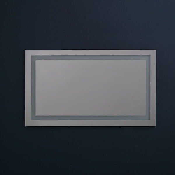 KIAMAMI VALENTINA - Miroir De Salle De Bain Avec Led Cm 120X70 Senseur Touch Réversible - large