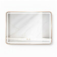 OTITEC - Miroir LED rectangulaire - 80 x 60 cm - Double éclairage LED façade et arrière - Cuivre brossé - VALORIA - vignette