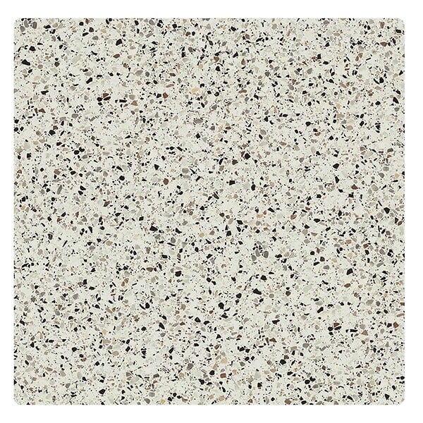 OVIALA - Table bistrot de jardin carrée inclinable 60cm 4 places terrazzo - Opera - large