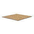 OVIALA - Table bistrot de jardin carrée inclinable 60cm 4 places chevron - Opera - vignette