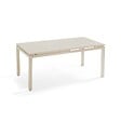 OVIALA - Table de jardin extensible en aluminium 8 à 10 places crème - Galilée - vignette