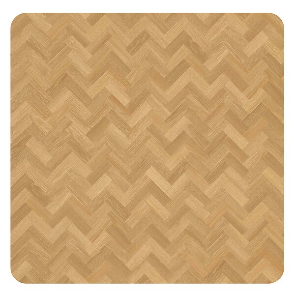 OVIALA - Table de terrasse 70 cm inclinable stratifié bois chevron - Opéra - large