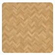 OVIALA - Table de terrasse 70 cm inclinable stratifié bois chevron - Opéra - vignette
