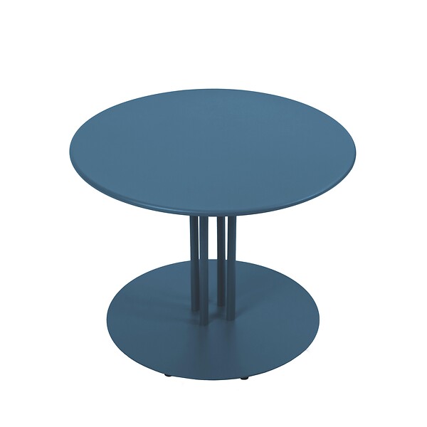 OVIALA - Table basse de jardin bleu pacific 50 cm - Skiro - large