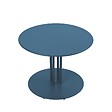 OVIALA - Table basse de jardin bleu pacific 50 cm - Skiro - vignette