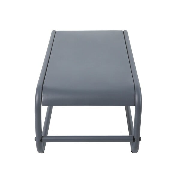 OVIALA - Table basse de jardin en métal 85x40x30 cm gris - Mixi - large
