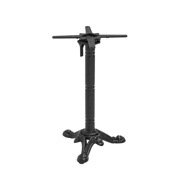 OVIALA - Table bistrot de jardin carrée inclinable 60 cm 4 places chêne - Opera - large