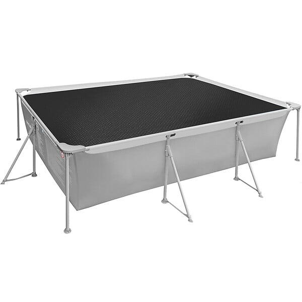 TECTAKE - Bâche de piscine rectangulaire noir - large