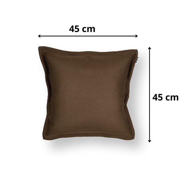 SOO  SANTAI - Coussin piscine flottant 45x45 cm brun – billes incluses (à remplir) – intérieur / extérieur (SCF4545-5-SET) - large