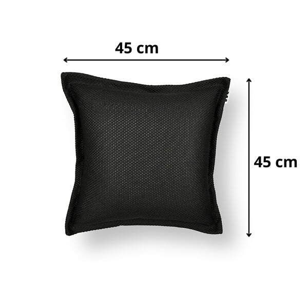 SOO  SANTAI - Coussin piscine flottant 45x45 cm noir – billes incluses (à remplir) – intérieur / extérieur (SCF4545-7-SET) - large