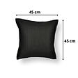 SOO  SANTAI - Coussin piscine flottant 45x45 cm noir – billes incluses (à remplir) – intérieur / extérieur (SCF4545-7-SET) - vignette