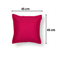 SOO  SANTAI - Coussin piscine flottant 45x45 cm rose – billes incluses (à remplir) – intérieur / extérieur (SCF4545-3-SET) - vignette