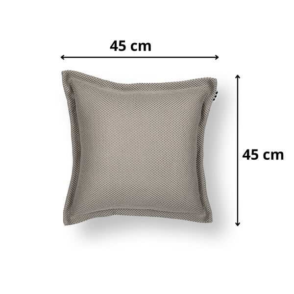 SOO  SANTAI - Coussin piscine flottant 45x45 cm gris – billes incluses (à remplir) – intérieur / extérieur (SCF4545-1-SET) - large