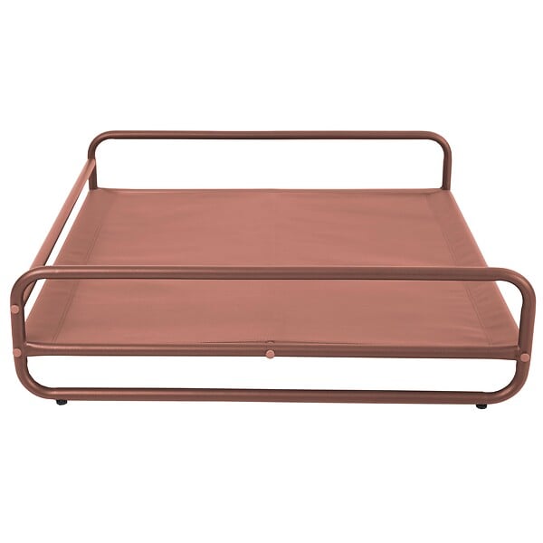 OVIALA - Structure pour fauteuil et pouf de salon jardin modulable terracotta - Mixi - large