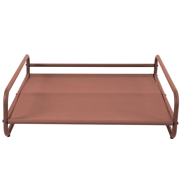 OVIALA - Structure pour fauteuil et pouf de salon jardin modulable terracotta - Mixi - large