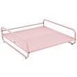 OVIALA - Structure pour fauteuil et pouf de salon de jardin modulable rose  - Mixi - vignette
