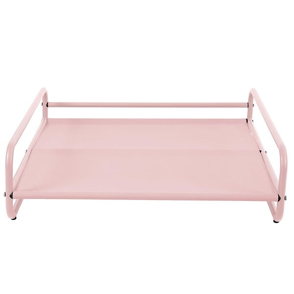 OVIALA - Structure pour fauteuil et pouf de salon de jardin modulable rose  - Mixi - large