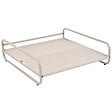 OVIALA - Structure pour fauteuil et pouf de salon de jardin modulable beige - Mixi - vignette