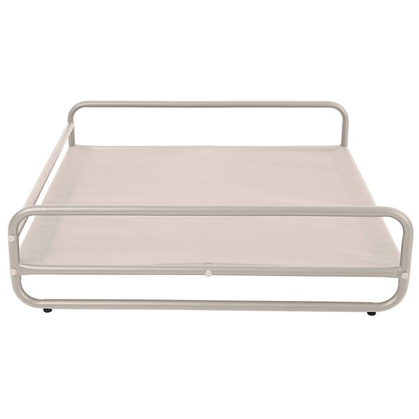 OVIALA - Structure pour fauteuil et pouf de salon de jardin modulable beige - Mixi - large