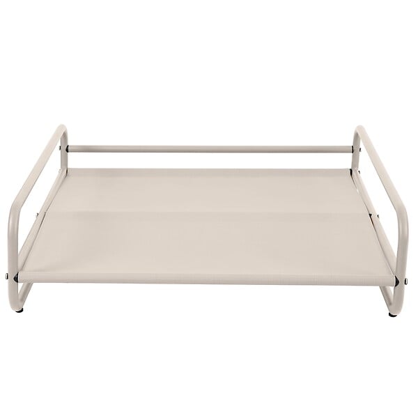 OVIALA - Structure pour fauteuil et pouf de salon de jardin modulable beige - Mixi - large
