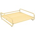 OVIALA - Structure pour fauteuil et pouf de salon de jardin modulable jaune - Mixi - vignette