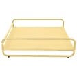 OVIALA - Structure pour fauteuil et pouf de salon de jardin modulable jaune - Mixi - vignette